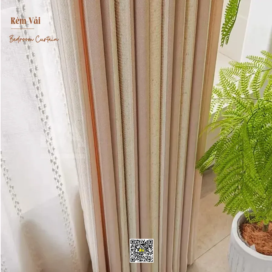 Rèm Vải Sọc Cho Bé Đẹp, May Đo Phòng Trẻ Em | Rèm Bình An-3